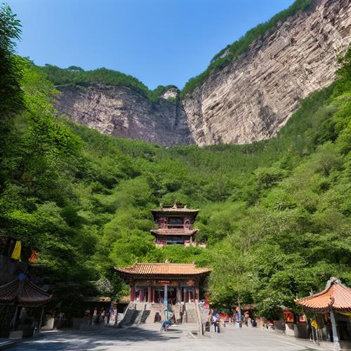 山西阳泉：4A级景区“藏山风景区”，距离盂县仅仅18公里，堪称“晋东第一名山”